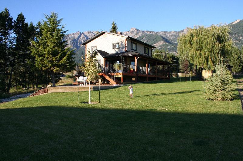 Home on small acreage in Edgewater, BC-perfect for horses
