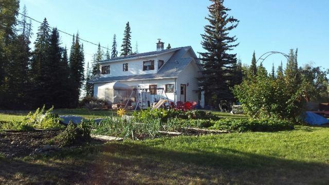 Rural home on 5 Acres 20km south of Fort St James