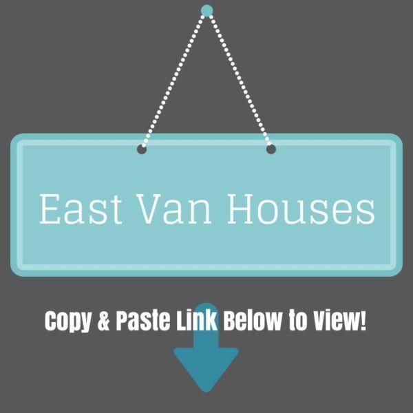 Free List of East  Houses with 3 or 4 Beds $1M
