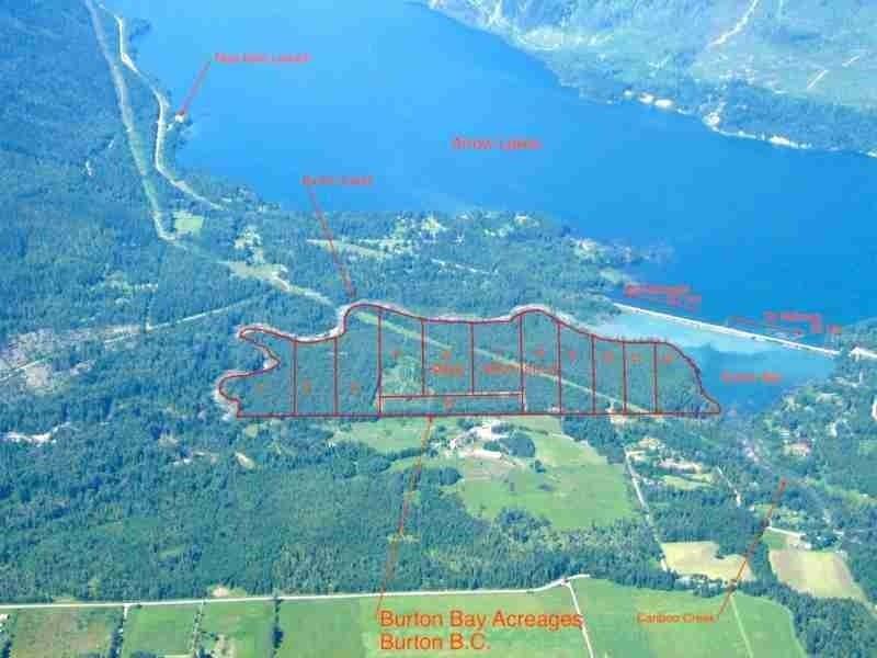 Beautiful Private Arrow Lakes Recreational Waterfront Acreage