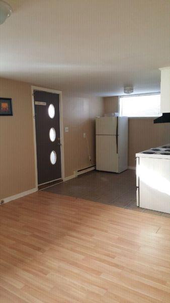 1 bedroom basement apartment