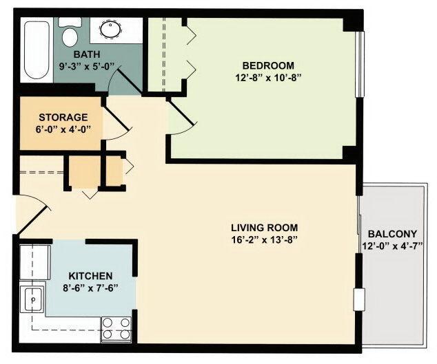 1 bedroom apartment very near U of M for sublet, free for Feb