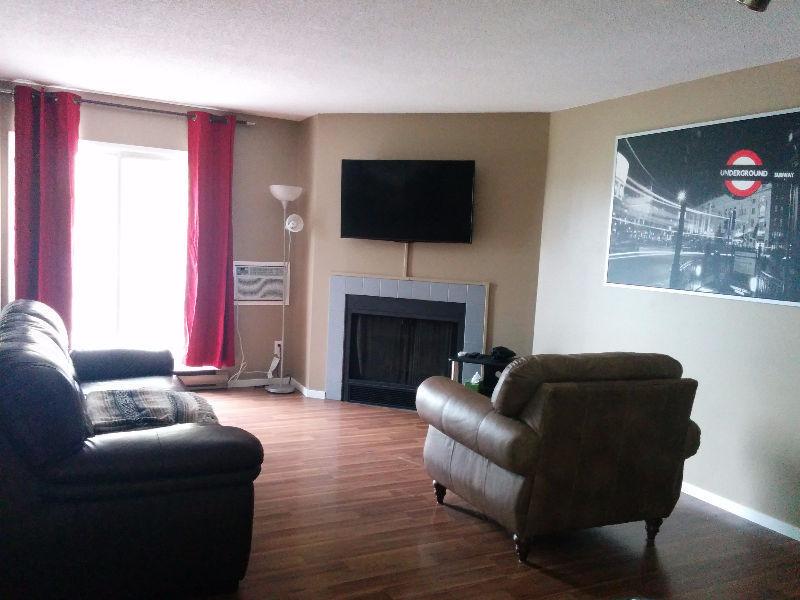Partially furnished PET FRIENDLY 1 bedroom condo to sublet