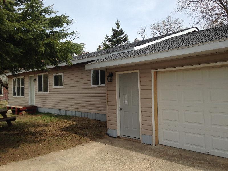 Renovated bungalow for rent in Middlebro, MB