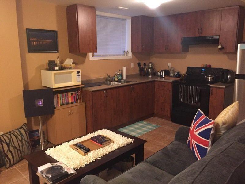 Wanted: Basement apartment for rent in south end of