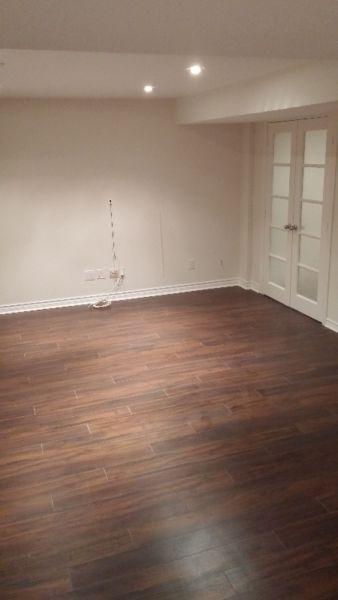 NEWLY FINISHED UPSCALE ONE BEDROOM WALK OUT BASEMENT FOR RENT!!!