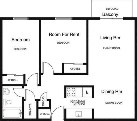 Room for rent in nicley furnished apartment