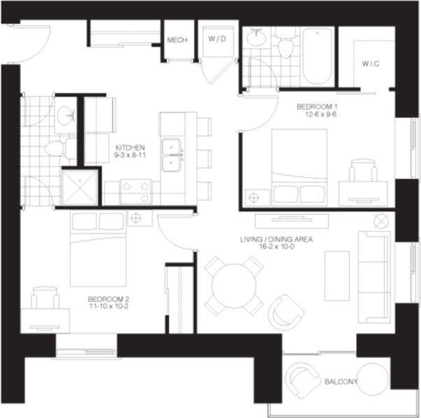 Sage 2 Condos-1 Bedroom available for rent