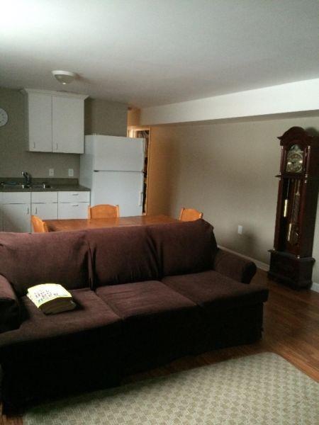 Furnished one bedroom inclusive available now or March 1st