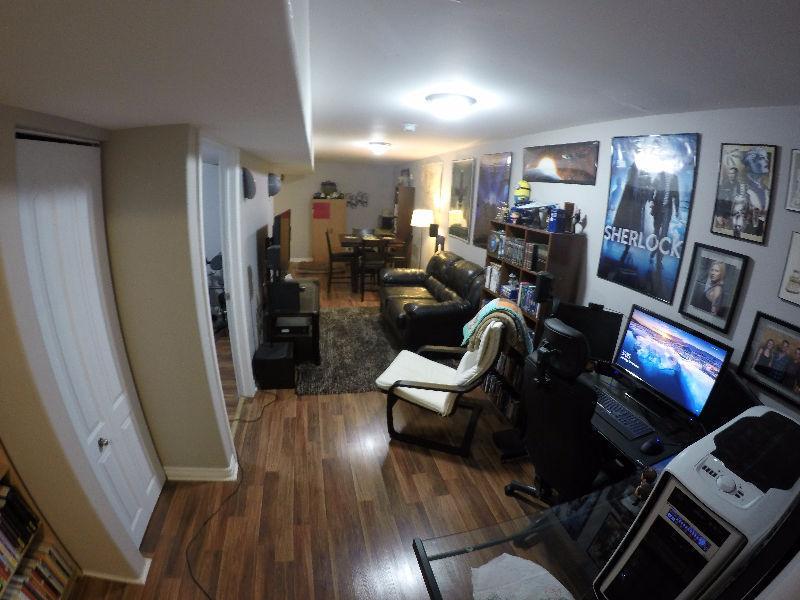 All inclusive basement 2 bedroom apartment- May 1st