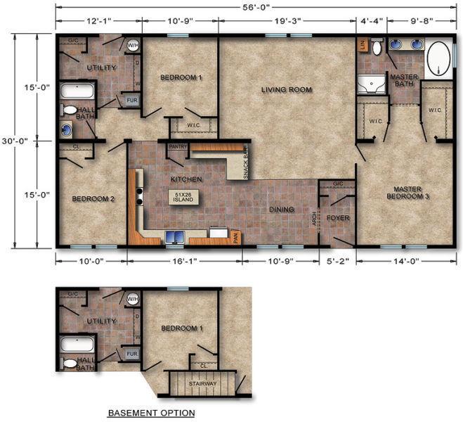 Custom Prefab Homes - Model 170