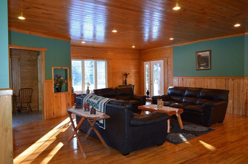 CUSTOM LOG HOME DESIGNED FOR WHEELCHAIR LIVING