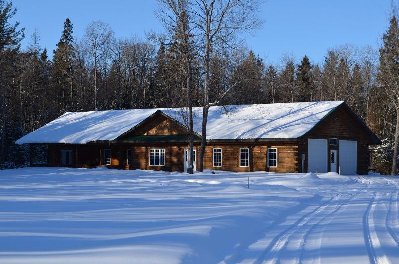 CUSTOM LOG HOME DESIGNED FOR WHEELCHAIR LIVING