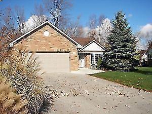 Brick Ranch Style Bungalow on Premium Private Mature Treed Lot