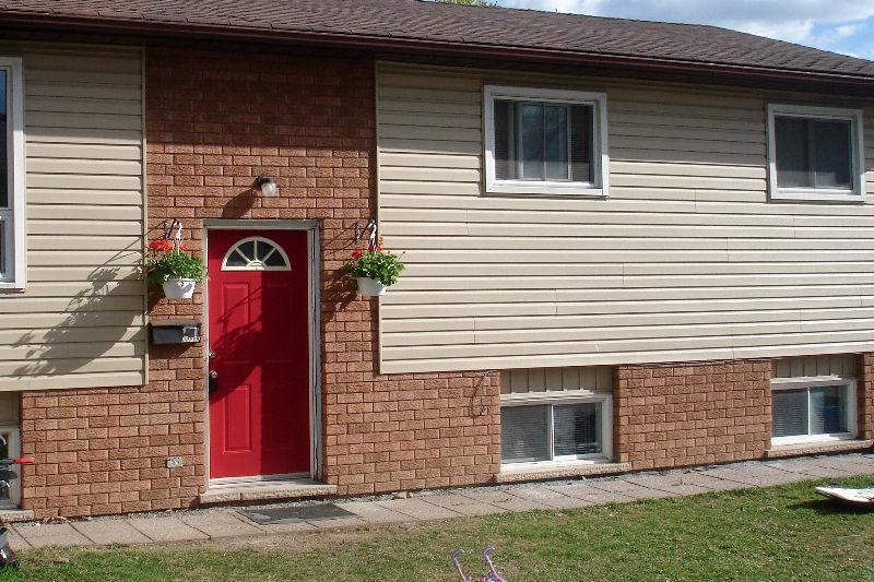 Large, bright, 2 bdm, lower level of a raised bungalow, May 1
