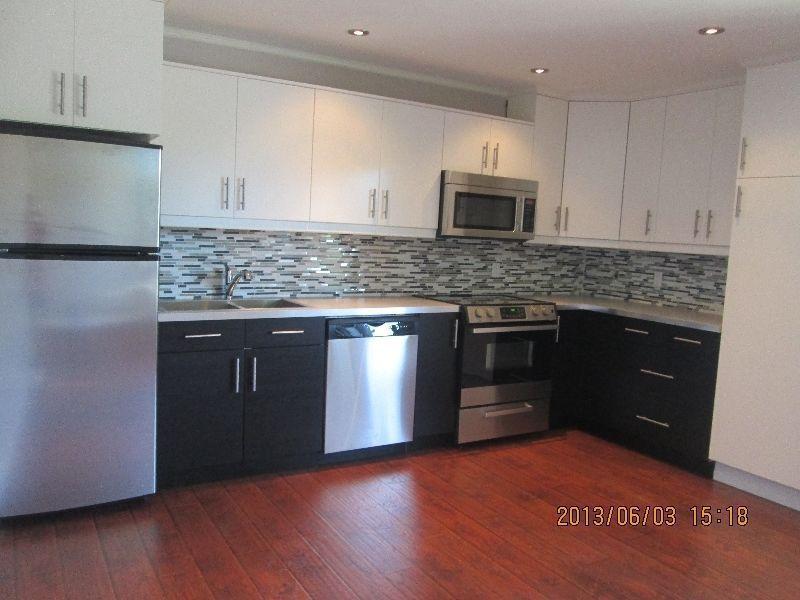 Completely renovated 3 bedroom apartment Available Apr. 1