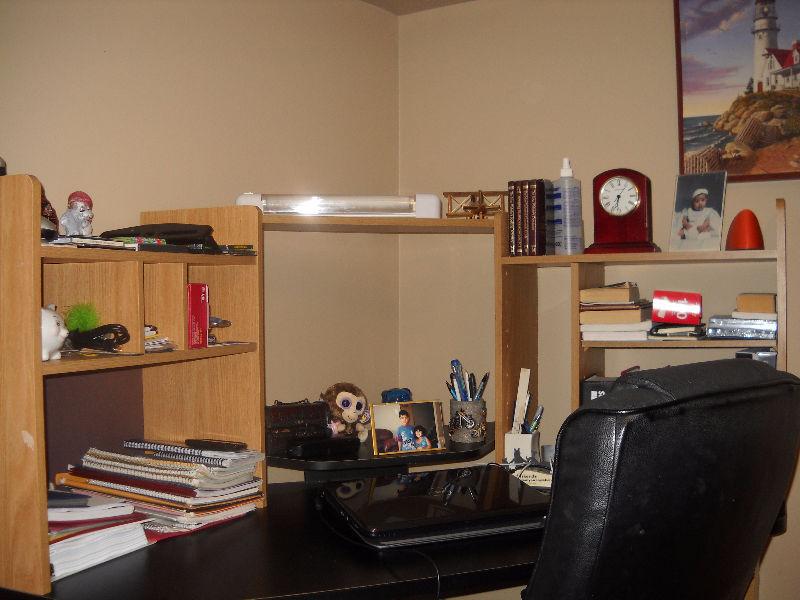 Large, clean furnished room with separate washroom