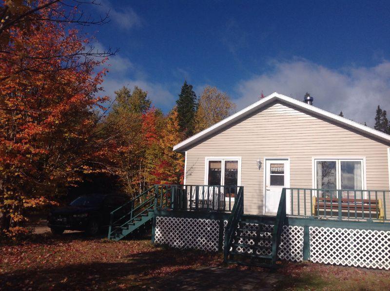 Chalet 3 saisons au Lac St-Onge Les Escoumins
