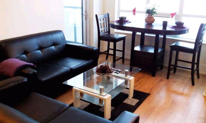2 bed 2 bath beautifully furnished condo. Steps to Square One!