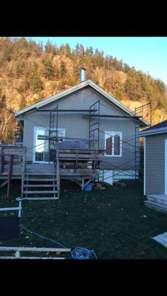 Maison, Lac Kenogami bord de l'eau