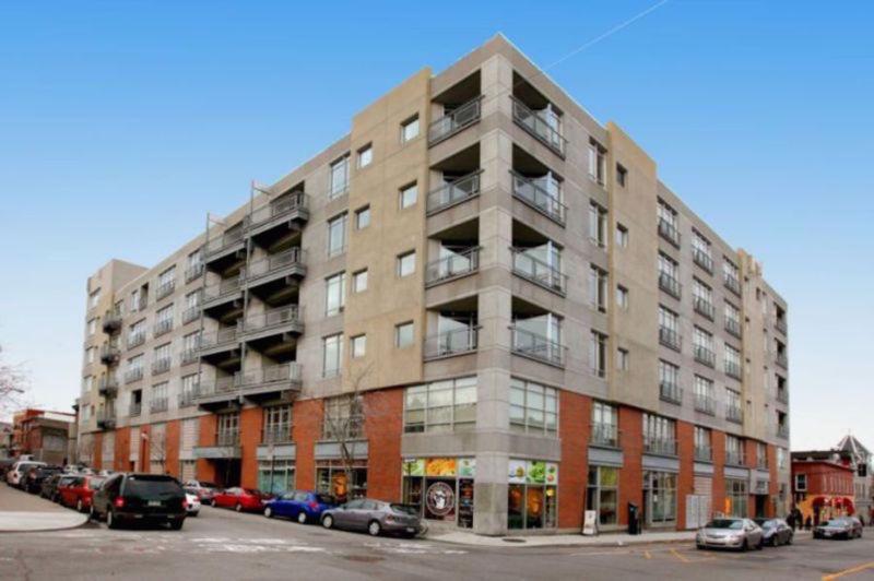 Superbe condo loft (980pc) offert tout meublé (St-Dominique)