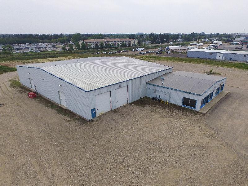 3150 sq ft shop/warehouse c/w 2 of 16'h x 14'w overhead doors