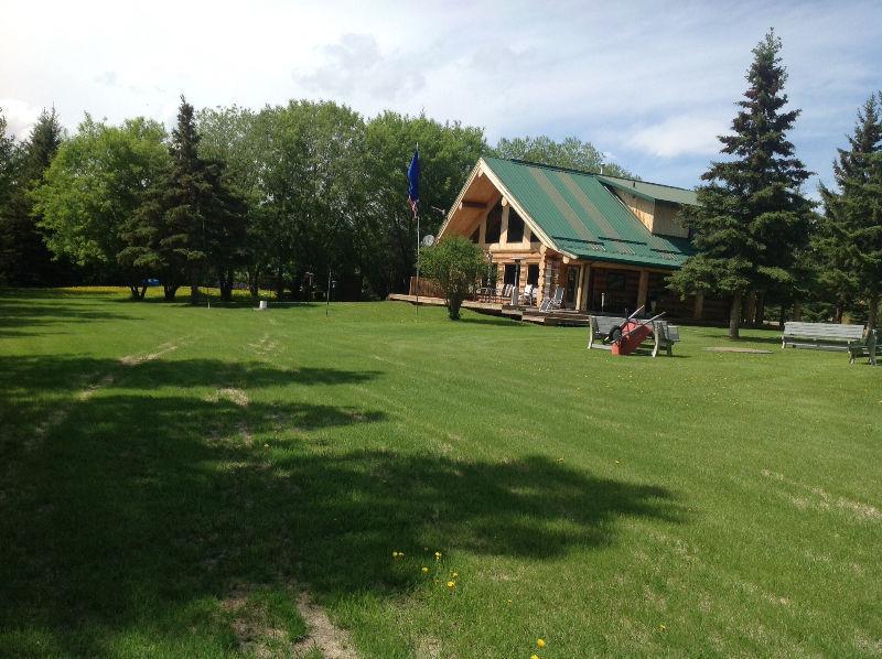 Log Home on Acreage for sale