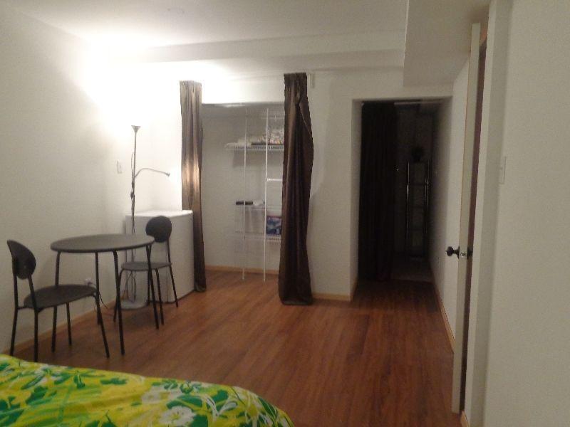Large basement room with private bathroom, famale only