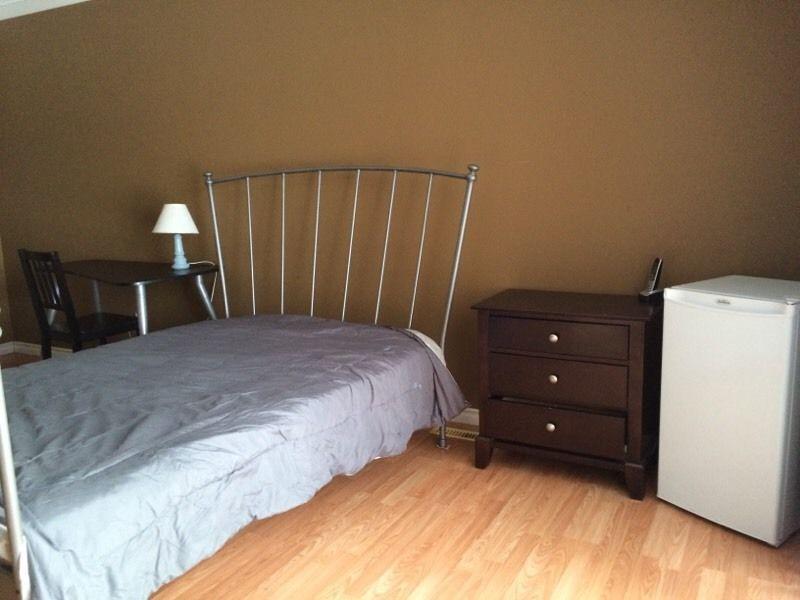 large furnished room down- couples welcome