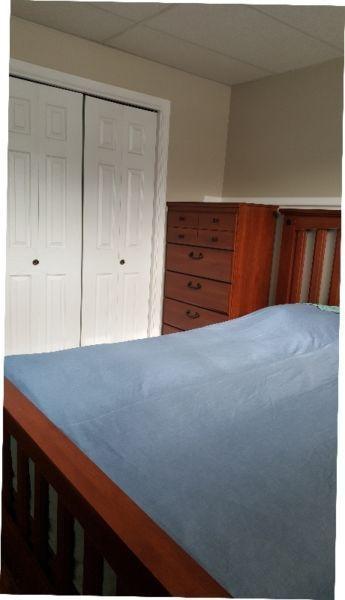 Large furnished room for rent immediately in Timberlea