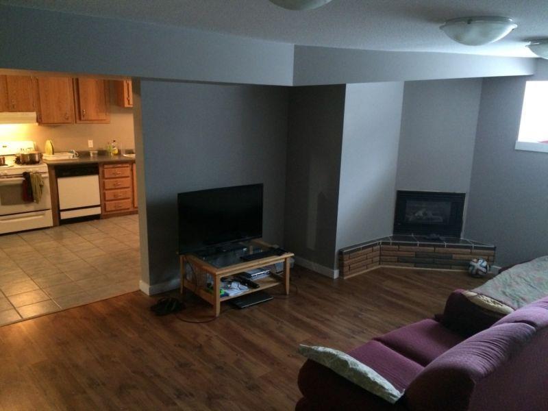 *Large/Bright 2 bedroom basement suite* (utilities included)
