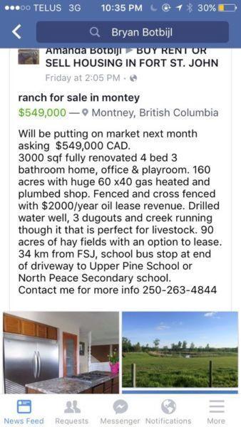 Ranch for sale