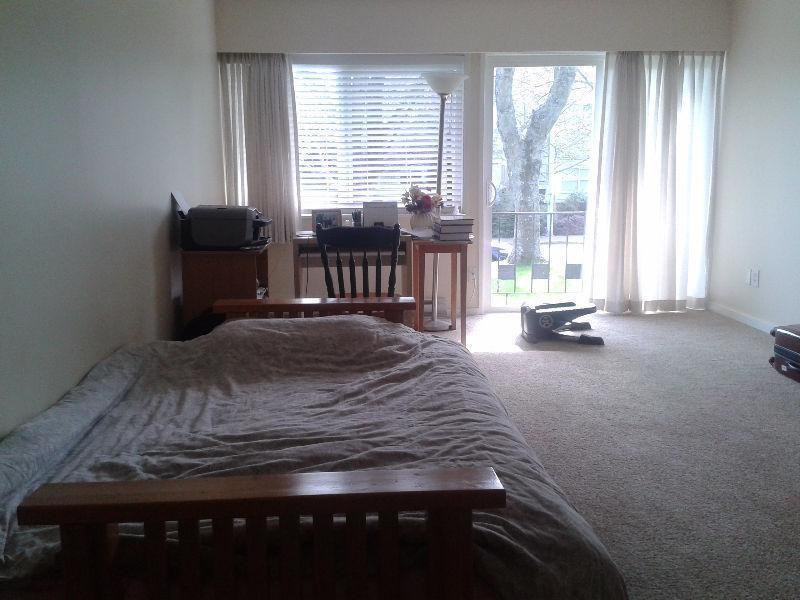 Furnished 1BR 1 bath Second Floor suite for rent, from April 22