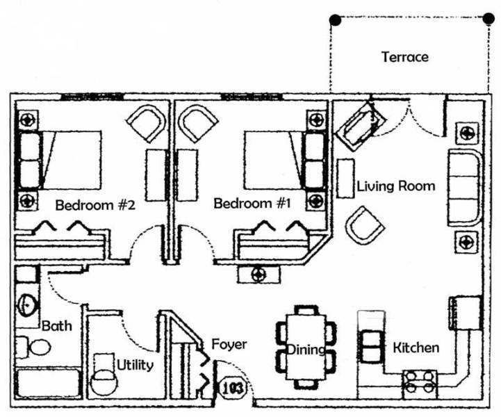 Beautiful 2 bedroom apartment - 34 & 40 Upland Rd