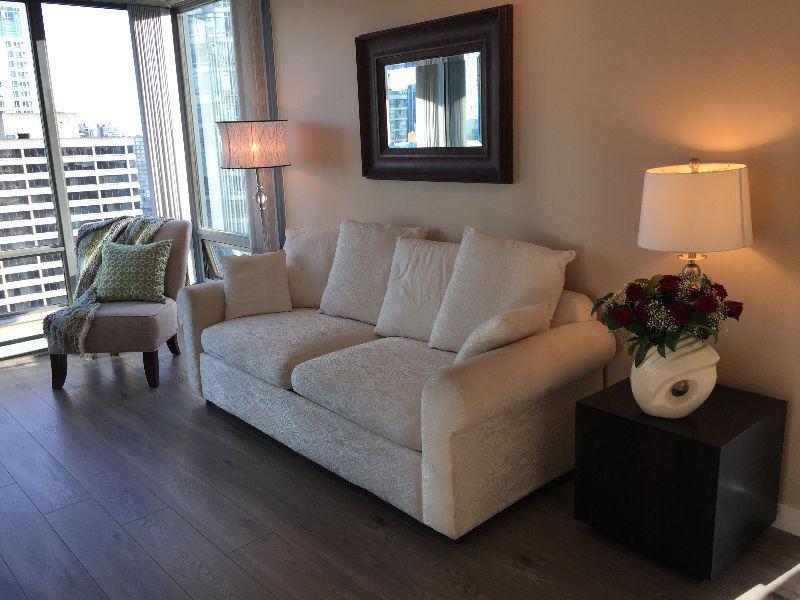 Fully furnished beautifull 2bm 1bth unit for rent Coal Harbour