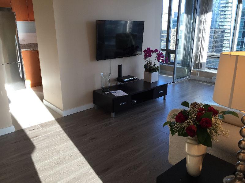 Fully furnished beautifull 2bm 1bth unit for rent Coal Harbour