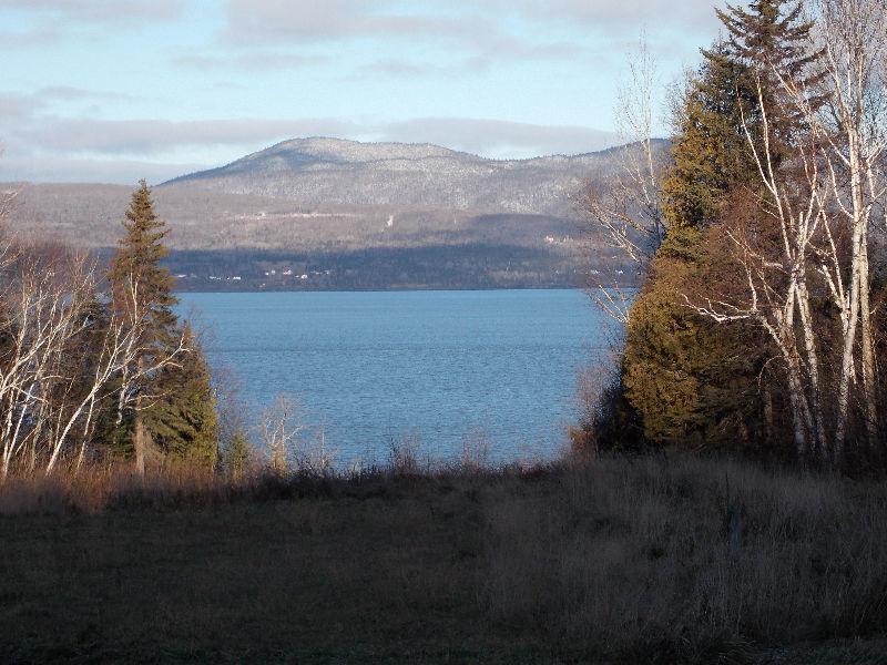 2 waterfront homes with 4 acres of land on Bay of Chaleur