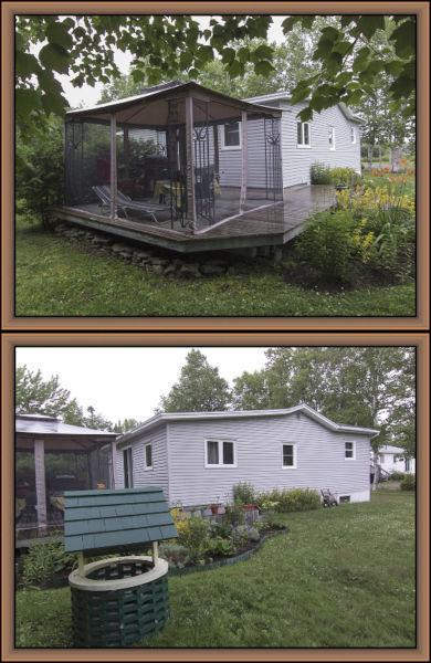 NO LOT fees, mini-home + one acre lot, 5KM from central