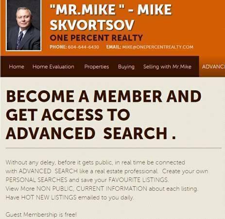 ADVANCED PROPERTIES SEARCH like a real estate professional