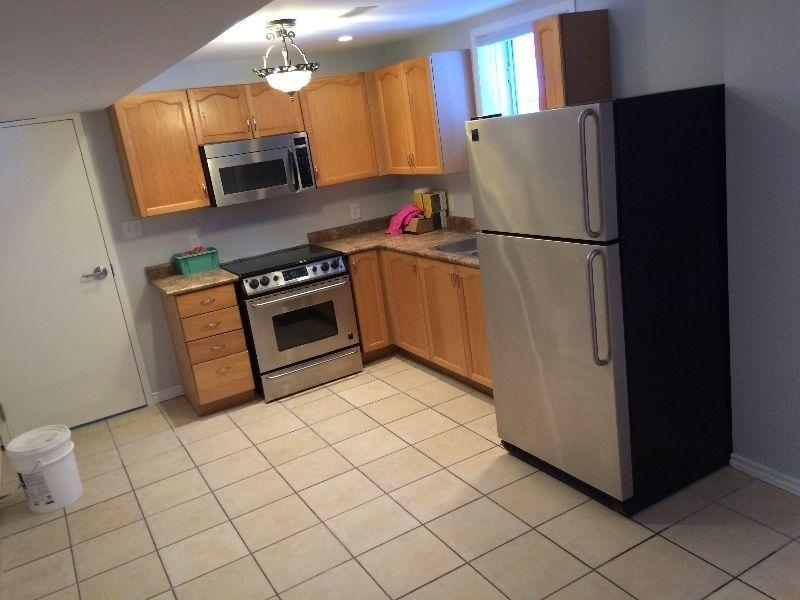 Spacious 2 Bedroom Basement Apartment Available Immediately