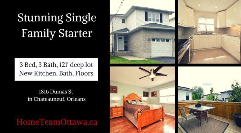 Renovated from top to bottom, Orleans Single!