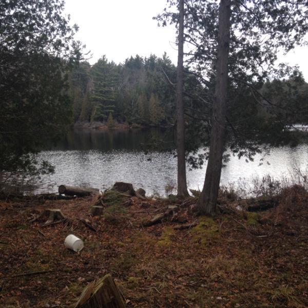1 acre lot on Marble Lake, Quebec