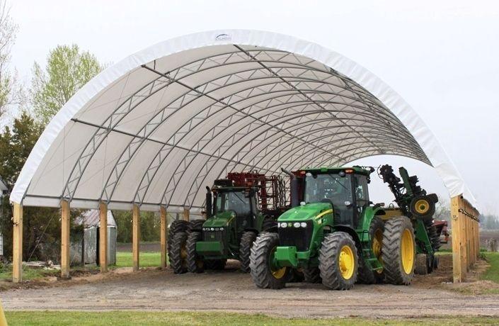 HAY STORAGE - 32' X 72' FABRIC BUILDING