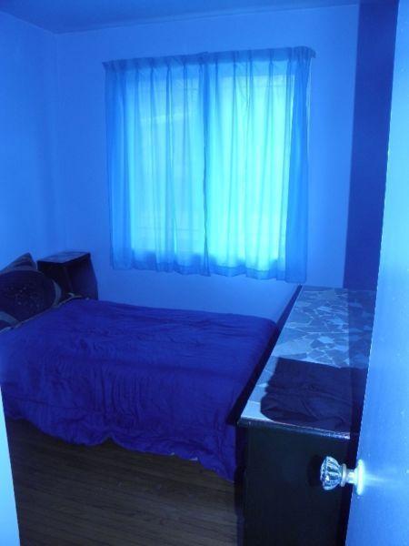 one furnished bedroom available in a three bedroom house