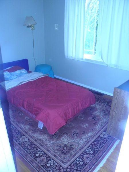 one furnished bedroom available in a three bedroom house