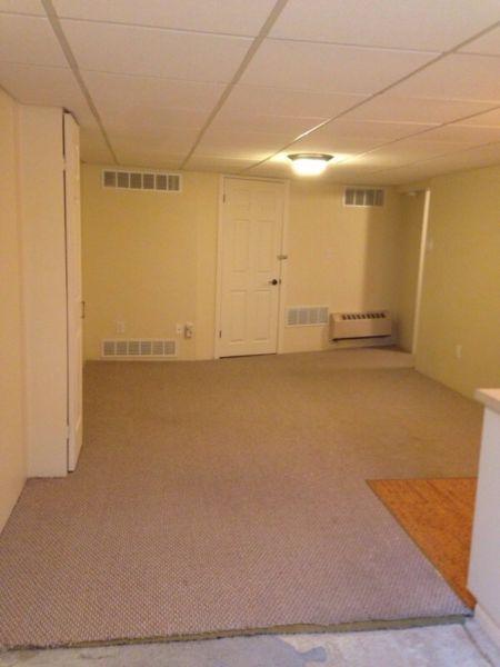 One Bedroom Basement Apartment For Rent