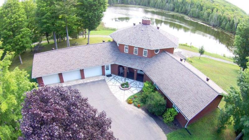 Quiet location..on 17 acres with 7acre trout pond..Bancroft ON