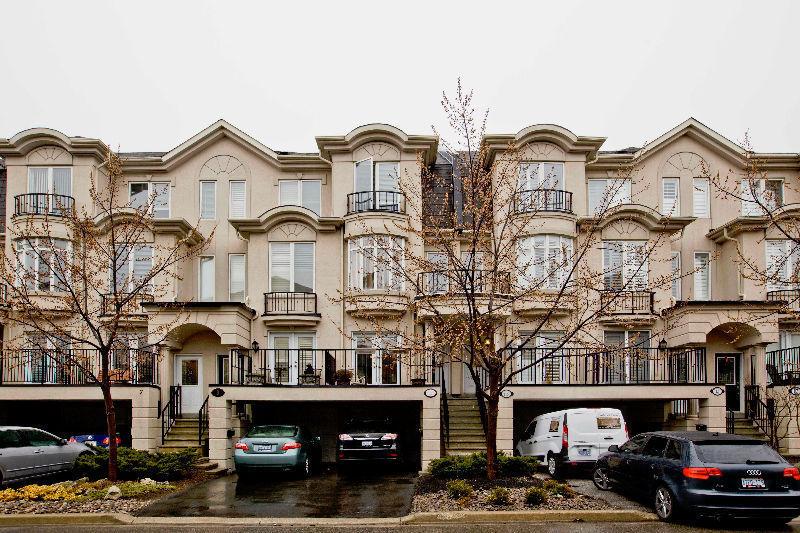 Free Hold 3-Story Townhome in North York near Shops-At-Don Mills