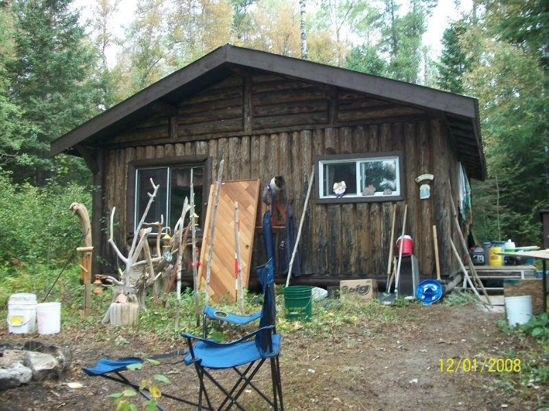 Camp on Manitowak lake (Whitefish lake)