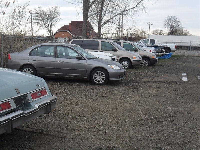 Outdoor Vehicle Storage